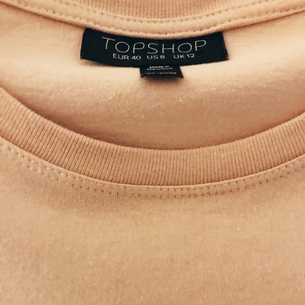 TOPSHOP LIGHT PINK TOP - Picture 3 of 3